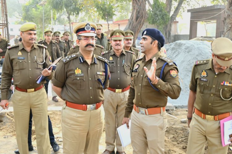 अतिरिक्त पुलिस आयुक्त ने थाना विजयनगर का वार्षिक निरीक्षण किया
