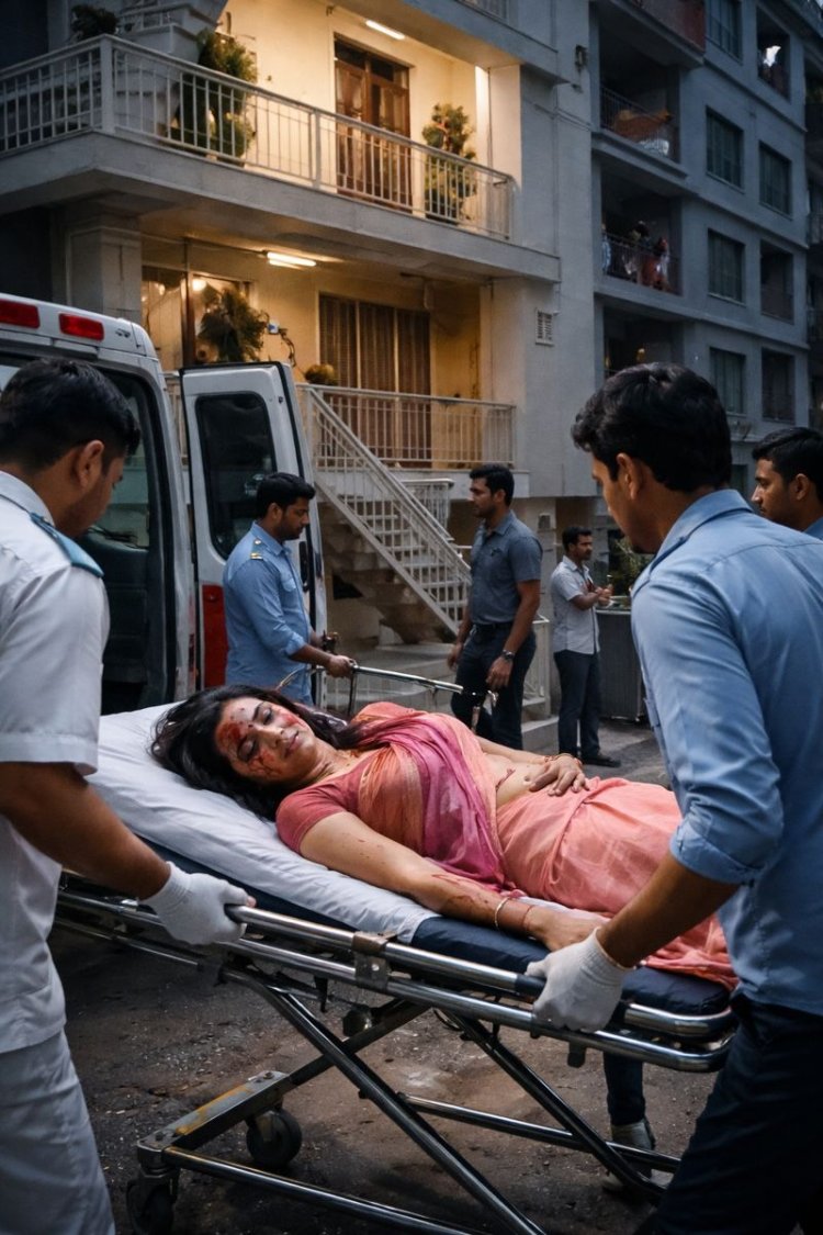 काशीराम कॉलोनी में संदिग्ध हालात में तीसरी मंजिल से गिरी विवाहिता, हालत गंभीर