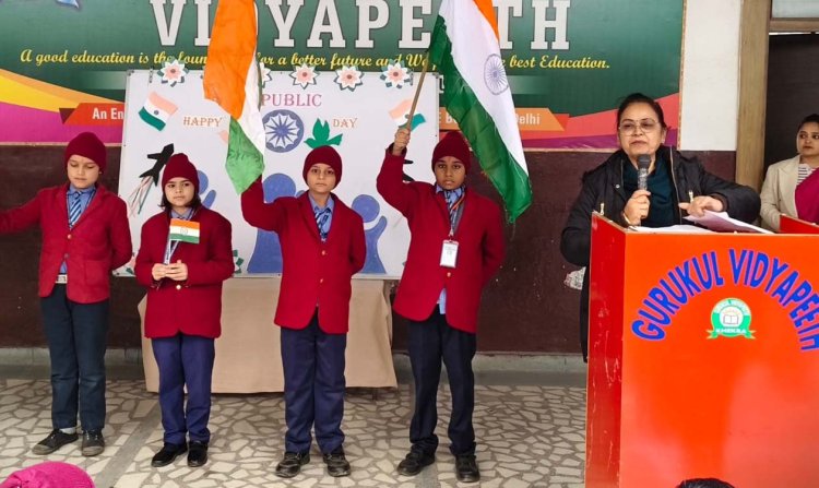 गुरुकुल विद्यापीठ खेकड़ा में सांस्कृतिक रंगों के साथ मनाया गया गणतंत्र दिवस