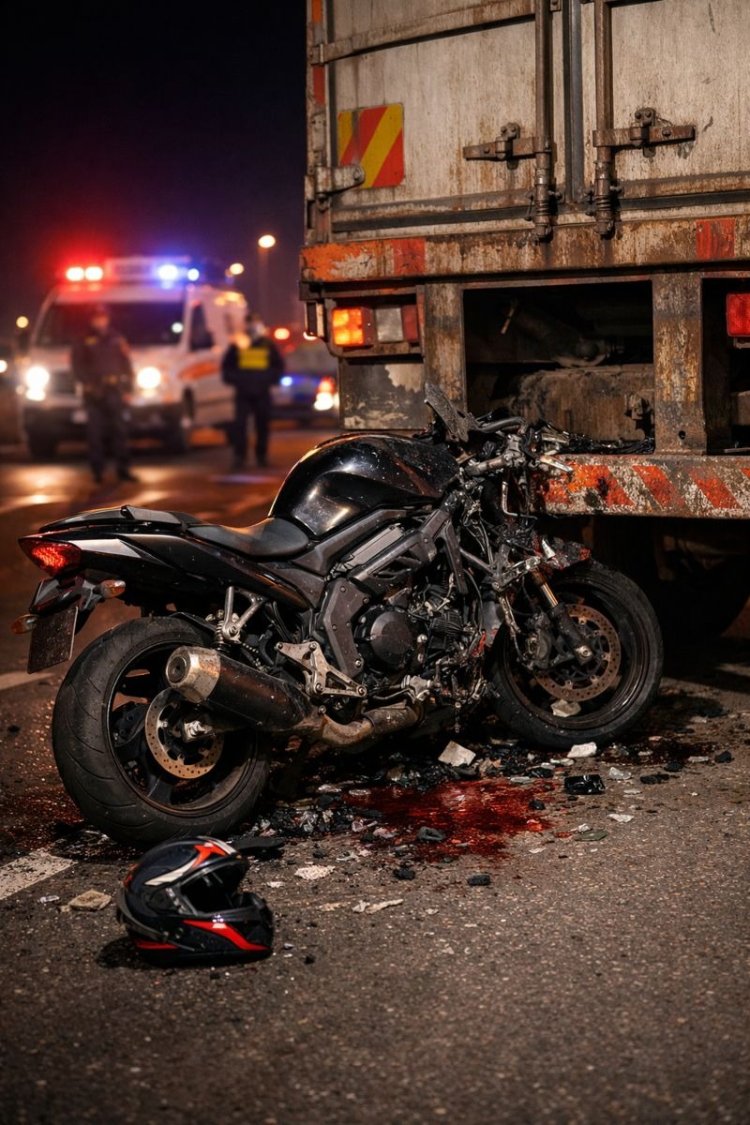 तेज रफ्तार बनी काल, ट्रक से टकराई बाइक