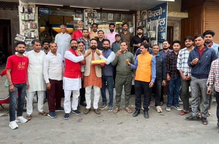 नीरज शर्मा के जिला अध्यक्ष बनने पर कार्यकर्ताओं में खुशी की लहर