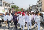 हजारों समर्थकों के साथ रवि बैसला दादरी रैली के लिए रवाना