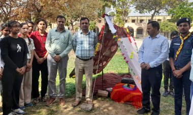 तंबू निर्माण प्रतियोगिता में कमल टीम ने मारी बाजी, टाइगर टीम दूसरे स्थान पर