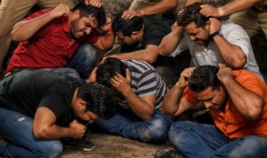 बल प्रयोग के साथ पुलिस की कार्रवाई, जुआ खेलते सात आरोपी गिरफ्तार