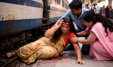 खेकड़ा रेलवे स्टेशन पर हादसा, ट्रेन की चपेट में आकर महिला घायल