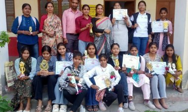 शानदार प्रदर्शन के दम पर वंशिका बनी कॉलेज चैम्पियन