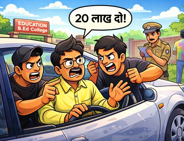 बीएड कॉलेज समिति के सचिव से 20 लाख की रंगदारी मांगने का आरोप