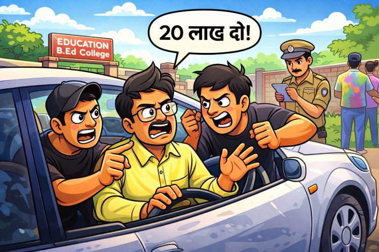 बीएड कॉलेज समिति के सचिव से 20 लाख की रंगदारी मांगने का आरोप