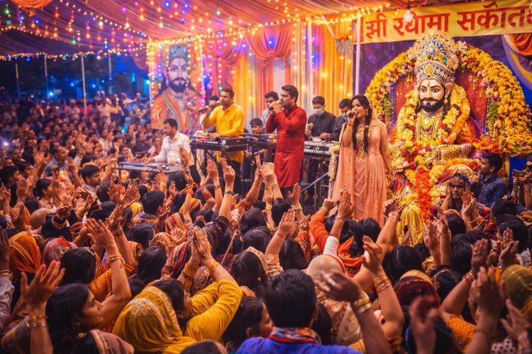 श्रीश्याम भक्ति में डूबा खेकड़ा, संकीर्तन में झूमे श्रद्धालु