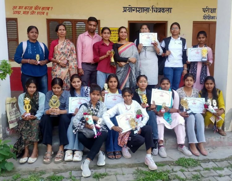 शानदार प्रदर्शन के दम पर वंशिका बनी कॉलेज चैम्पियन