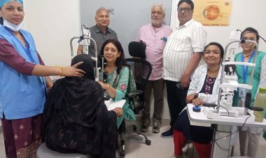 निःशुल्क नेत्र शिविर में उमड़ा जनसैलाब, 188 मरीजों की हुई जांच