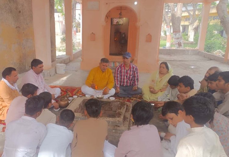 हनुमान जयंती पर यज्ञ के साथ संस्कृत महाविद्यालय में नए सत्र का शुभारंभ