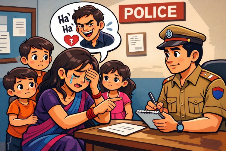 चार बच्चों की मां ने पड़ोसी पर दुष्कर्म का आरोप लगाया, कार्रवाई की मांग
