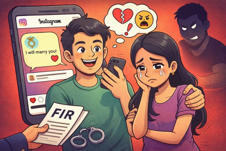 इंस्टाग्राम पर दोस्ती के बाद शादी का झांसा देकर दुष्कर्म का आरोप, मुकदमा दर्ज