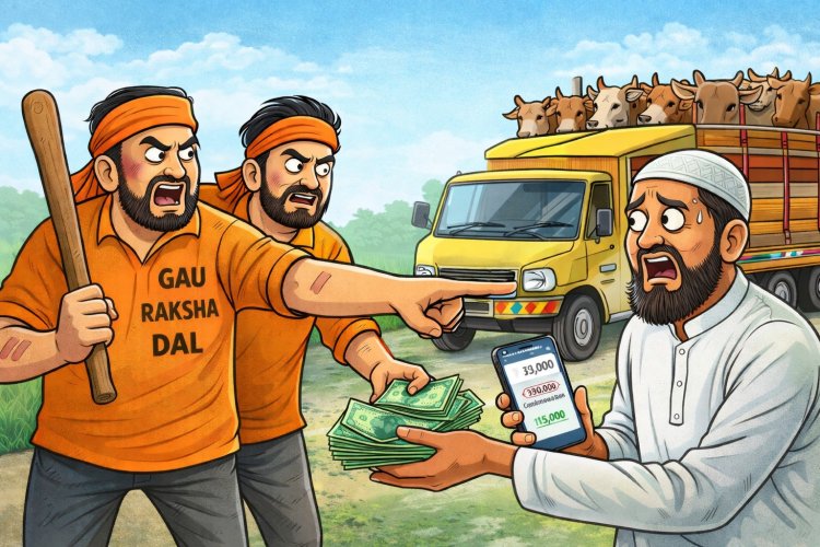 गौ रक्षा दल अध्यक्ष समेत साथियों पर पशु व्यापारी से अवैध वसूली का आरोप, केस दर्ज