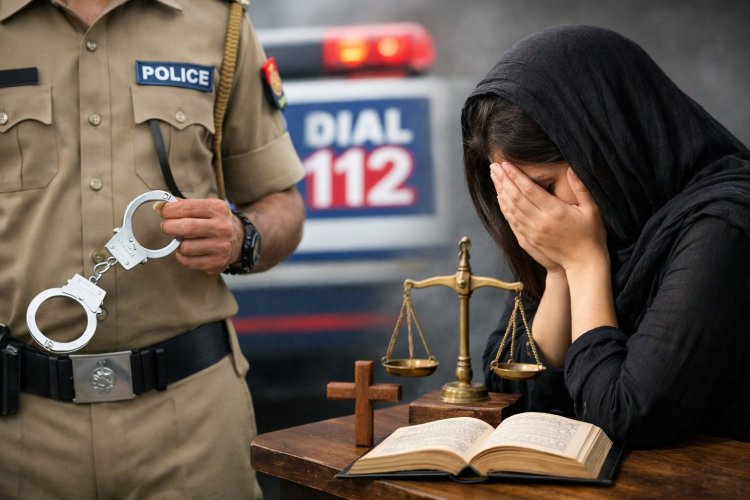 डायल-112 के पुलिसकर्मी ने लगाया जबरन धर्म परिवर्तन का आरोप, महिला गिरफ्तार