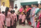 नए शिक्षा सत्र पर कम्पोजिट विद्यालय में बच्चों का हुआ भव्य स्वागत