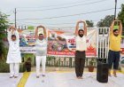 अंतरराष्ट्रीय योग दिवस पर रटौल नगर पंचायत में हुआ सामूहिक योगाभ्यास