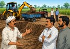 किसान के खेत से जबरन कराया गया अवैध खनन, जमीन हुई बर्बाद