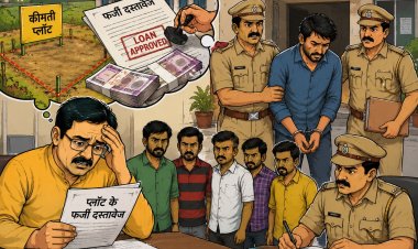 फर्जीवाड़े का बड़ा खुलासा: दूसरे के प्लॉट पर जालसाजी कर लिया लाखों का लोन, एक आरोपी गिरफ्तार