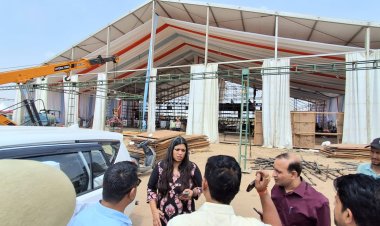 सीएम योगी के आगमन को लेकर तैयारियां तेज, डीएम-सीपी ने किया निरीक्षण