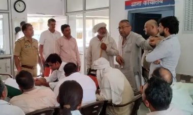थाना कार्यालय में जनसुनवाई के दौरान उमड़ी लोगों की भीड़, अधिकारियों के सामने रखी समस्याएं