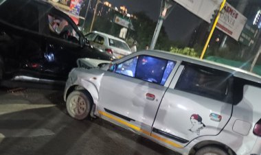 फिल्मी स्टाइल में वैगनआर कार सवारों ने स्कॉर्पियो का किया पीछा, कई बार मारी टक्कर, चाकू लहराकर दी धमकी