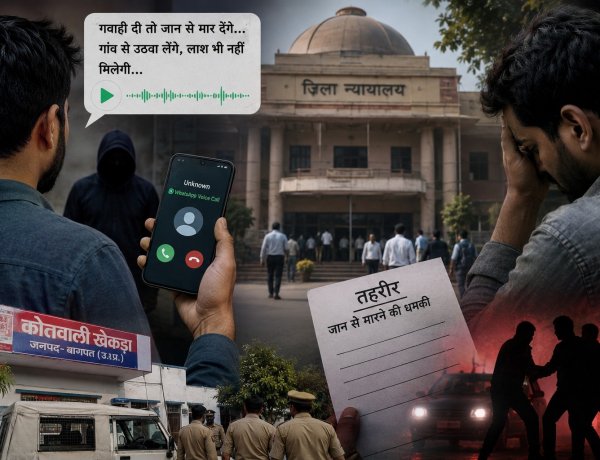 गवाही देने पर युवक को अपहरण और हत्या की धमकी, परिवार दहशत में