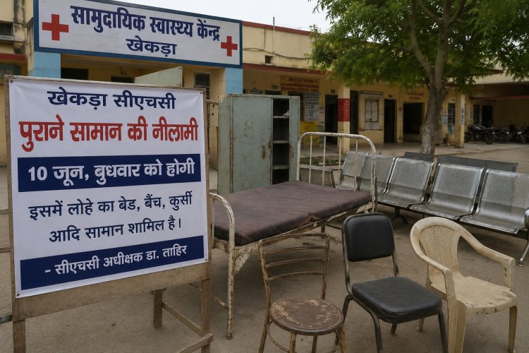 खेकड़ा सीएचसी में पुराने सामान की नीलामी 10 जून को