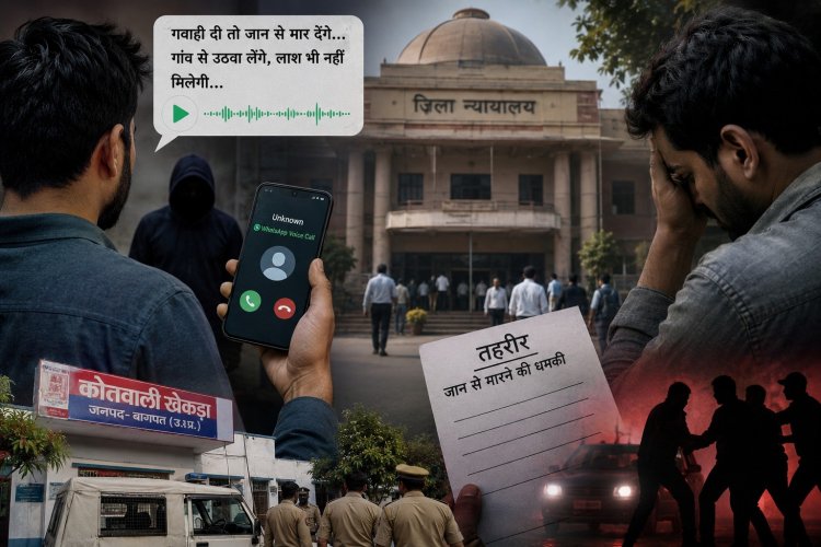 गवाही देने पर युवक को अपहरण और हत्या की धमकी, परिवार दहशत में