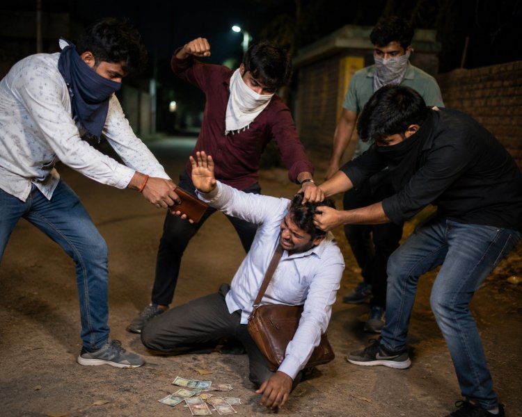 शराब ठेके के सेल्समेन से लूट, विरोध करने पर बेरहमी से पीटा