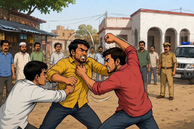 बड़ागांव में दो पक्षों में खूनी संघर्ष, दोनों ने कोतवाली पहुंचकर दी तहरीर