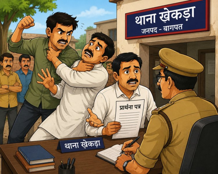 जमीन विवाद में भाई पर जान से मारने की धमकी देने का आरोप, पुलिस से लगाई गुहार