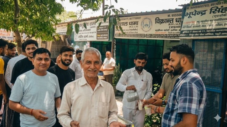 निर्जला एकादशी पर तहसील परिसर में सजा विशाल भंडारा, अधिकारियों व अधिवक्ताओं ने ग्रहण किया प्रसाद