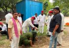 सेक्टर 35 में सपा कार्यकर्ताओं ने किया पौधारोपण कार्यक्रम