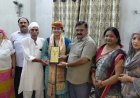 विश्वविद्यालय में द्वितीय स्थान हासिल करने वाली तनीषा धामा का हुआ भव्य सम्मान