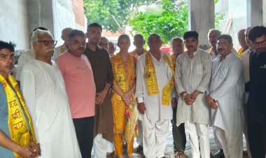नीट उत्तीर्ण भारती और समीर का सर्वखाप ने किया सम्मान