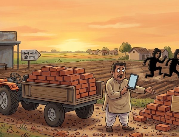 दस हजार ईंटें मंगाकर 76 हजार रुपये का भुगतान दबाया, फोन भी किए बंद