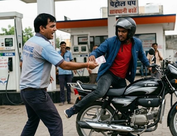 पेट्रोल पंप कर्मचारी से तीन हजार रुपये छीनने का प्रयास