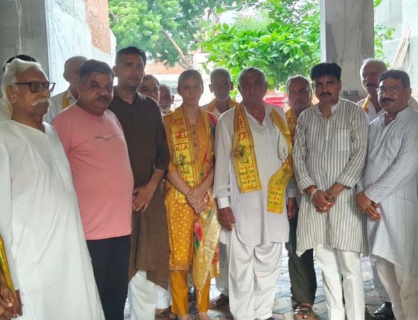 नीट उत्तीर्ण भारती और समीर का सर्वखाप ने किया सम्मान