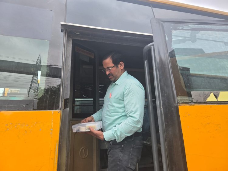 परिवहन विभाग ने स्कूली बसों के खिलाफ चलाया अभियान