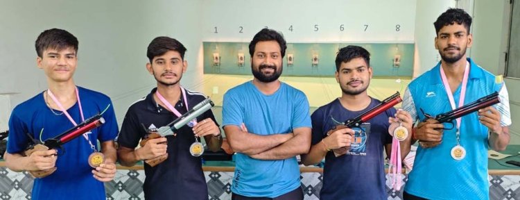 देव कृष्णा शूटिंग अकादमी के चार निशानेबाजों ने प्री नेशनल के लिए किया क्वालिफाई