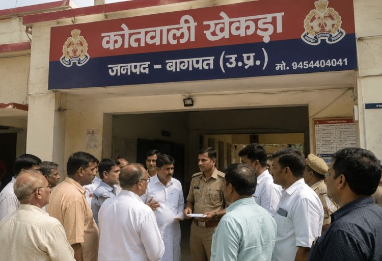 जैन संस्था की दुकान के किराये का विवाद पहुंचा कोतवाली, दोनों पक्ष आमने-सामने