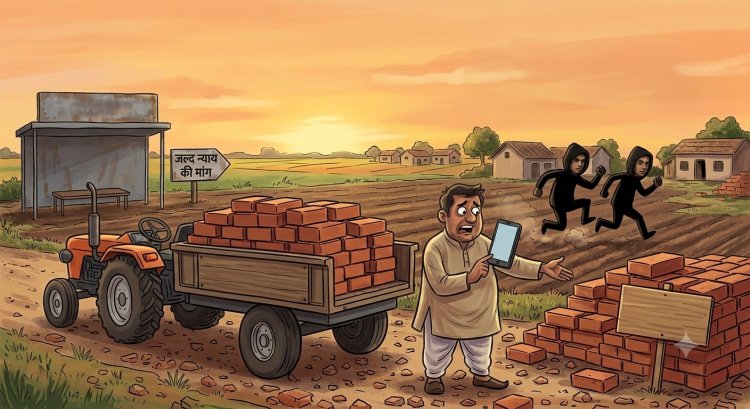 दस हजार ईंटें मंगाकर 76 हजार रुपये का भुगतान दबाया, फोन भी किए बंद