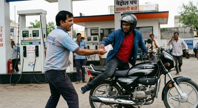 पेट्रोल पंप कर्मचारी से तीन हजार रुपये छीनने का प्रयास