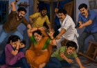 आधी रात दबंगों का कहर: घर में घुसकर मां, बेटे और बेटी पर जानलेवा हमला
