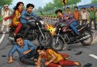 रटौल से दवा लेकर लौट रहे दंपती को तेज रफ्तार बाइक ने रौंदा, दिल्ली रेफर