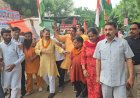 गाजियाबाद के प्रताप विहार में गूंजा तिरंगे का जयघोष वार्ड 55 में निकली विशाल तिरंगा यात्रा