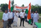 आदर्श गर्ल्स इंटर कॉलेज की छात्राओं ने निकाली भव्य तिरंगा रैली, देशभक्ति के नारों से गुंजायमान हुआ बड़ागांव