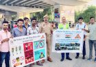 सेक्टर 49 में यातायात पुलिस और सेवन एक्स वेलफेयर टीम ने चलाया जागरूकता अभियान